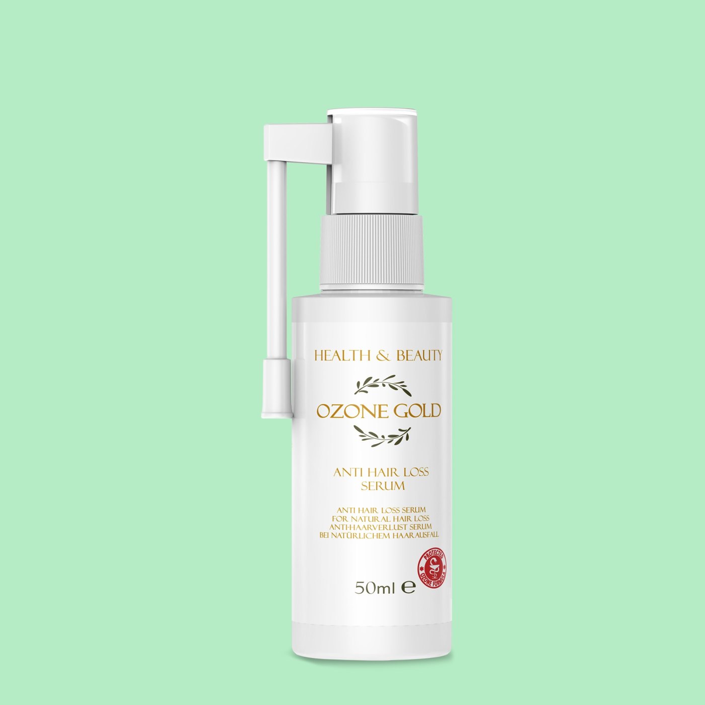 OZONE GOLD – ANTI HAIR LOSS SERUM СЕРУМ ПРОТИВ ЗАГУБА НА КОСА – 50ml