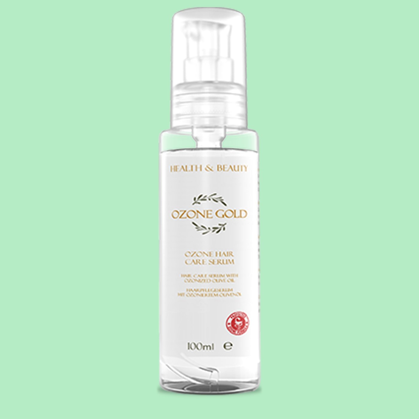 OZONE GOLD – HAIR CARE SERUM СЕРУМ ЗА НЕГА НА КОСА СО ОЗОН, АРГАН, КЕРАТИН – 100ml